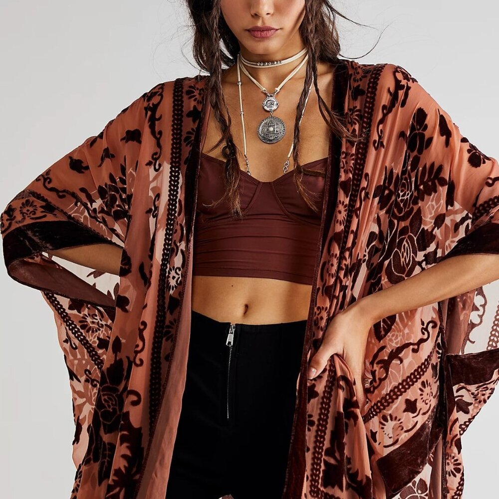 Free People Nightbird Kimono Duster - Picture 2 of 5